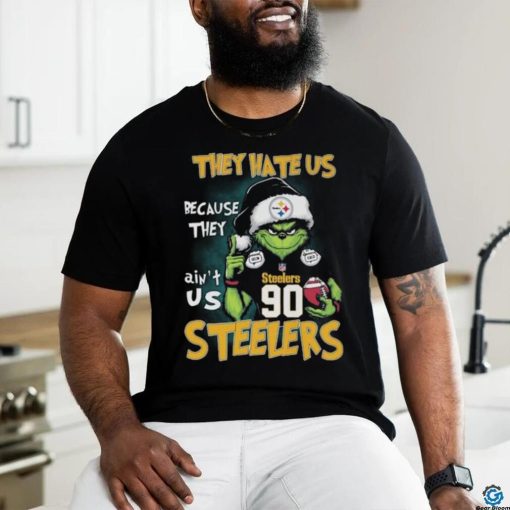 Official Santa Grinch They Hate Us Because They Ain’t Us Pittsburgh Steelers Shirt