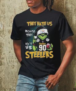 Official Santa Grinch They Hate Us Because They Ain’t Us Pittsburgh Steelers Shirt