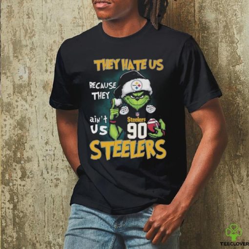 Official Santa Grinch They Hate Us Because They Ain’t Us Pittsburgh Steelers Shirt