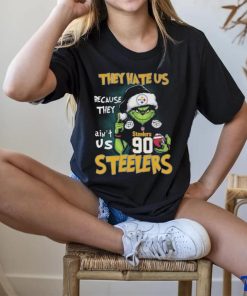 Official Santa Grinch They Hate Us Because They Ain’t Us Pittsburgh Steelers Shirt