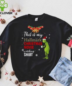 Official Santa Grinch this is my Hallmark Christmas movie watching shirt hoodie, sweater shirt