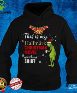 Official Santa Grinch this is my Hallmark Christmas movie watching hoodie, sweater, longsleeve, shirt v-neck, t-shirt hoodie, sweater hoodie, sweater, longsleeve, shirt v-neck, t-shirt