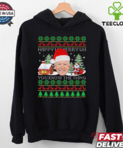 Official Santa Joe Biden Happy uh Merry uh you know the thing Ugly Christmas 2024 Shirt 2 Official Santa Joe Biden Happy uh Merry uh you know the thing Ugly Christmas 2024 Shirt