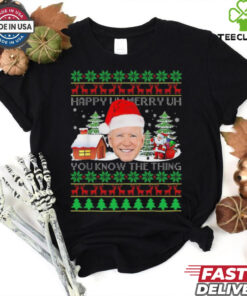 Official Santa Joe Biden Happy uh Merry uh you know the thing Ugly Christmas 2024 Shirt 3 Official Santa Joe Biden Happy uh Merry uh you know the thing Ugly Christmas 2024 Shirt