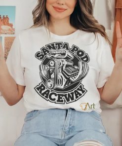 Official Santa Pod Raceway Engine Bite T Shirt