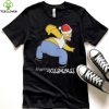 Official Santa Simpsons Merry Kissmyass Christmas Shirt