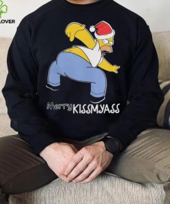 Official Santa Simpsons Merry Kissmyass Christmas Shirt