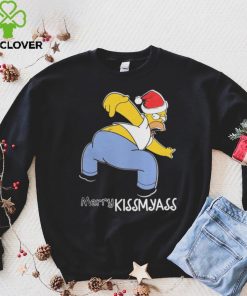 Official Santa Simpsons Merry Kissmyass Christmas Shirt