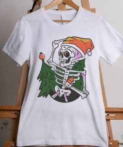 Official Santa Skeleton Chibi Merry Christmas Tree 2023 Shirt