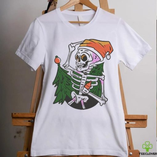 Official Santa Skeleton Chibi Merry Christmas Tree 2023 Shirt