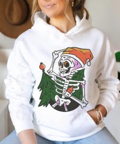 Official Santa Skeleton Chibi Merry Christmas Tree 2023 Shirt