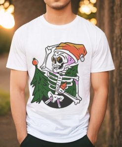 Official Santa Skeleton Chibi Merry Christmas Tree 2023 Shirt