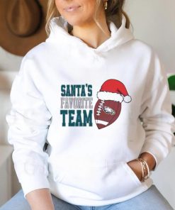 Official Santa’s Favorite Team Philadelphia Eagles Football Shirt 3 Official Santa’s Favorite Team Philadelphia Eagles Football Shirt