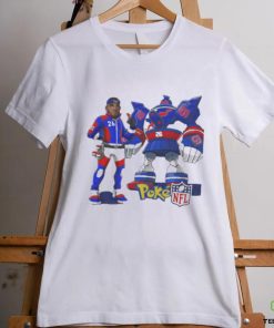 Official Saquon barkley 26 golurk new york giants pokexNFL T shirt 2 Official Saquon barkley 26 golurk new york giants pokexNFL T shirt