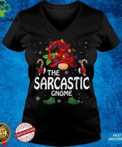 Official Sarcastic Gnome Matching Family Group Christmas Party Pajama Sweater Shirt