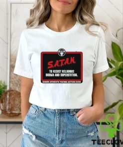 Official Satan To Resist Religious Dogma And Superstition Sober Atheists Taking Action Now shirt