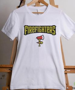 Official Savannah bananas merch firefighters red shirt