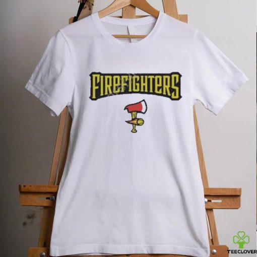 Official Savannah bananas merch firefighters red shirt
