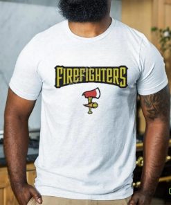 Official Savannah bananas merch firefighters red shirt