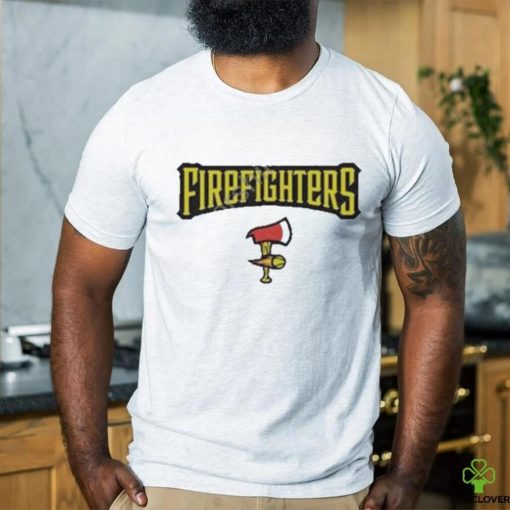 Official Savannah bananas merch firefighters red shirt