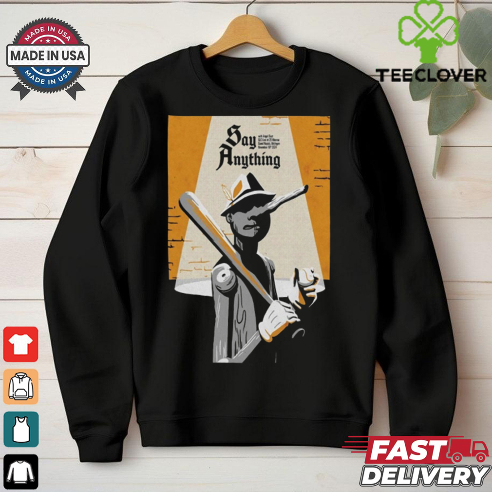 Official Say Anything Nov 16 2024 Grand Rapids MI GLC Live At 20 Monroe Poster Shirt Official Say Anything Nov 16 2024 Grand Rapids MI GLC Live At 20 Monroe Poster Shirt