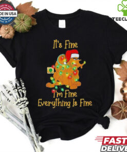 Official Scooby Doo It’s Fine, I’m Fine, Everything Is Fine Christmas light Sweatshirt