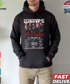 Official Scorpions Coming 60th Anniversary 1965 2025 Thank You For The Memories T Shirt 2 Official Scorpions Coming 60th Anniversary 1965 2025 Thank You For The Memories T Shirt