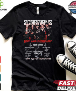 Official Scorpions Coming 60th Anniversary 1965 2025 Thank You For The Memories T Shirt 3 Official Scorpions Coming 60th Anniversary 1965 2025 Thank You For The Memories T Shirt