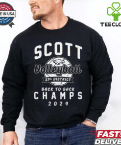 Official Scott Eagles Volleyball Back to Back Champs 2024 37th District t shirt 1 Official Scott Eagles Volleyball Back to Back Champs 2024 37th District t shirt