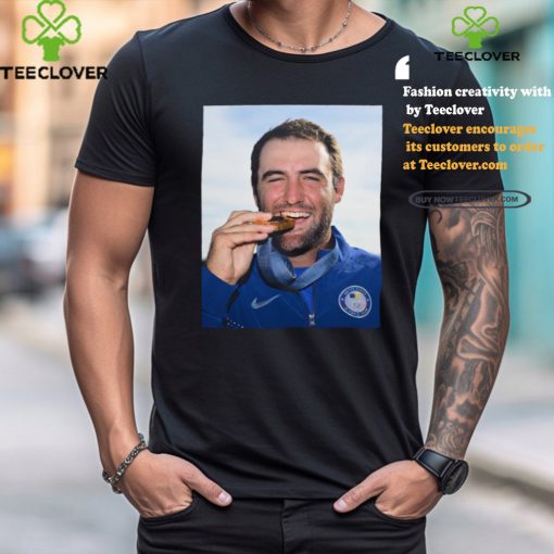 Official Scottie Scheffler Forever an Olympic gold medalist team USA 2024 t shirt