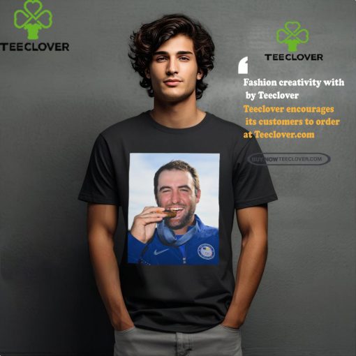 Official Scottie Scheffler Forever an Olympic gold medalist team USA 2024 t shirt