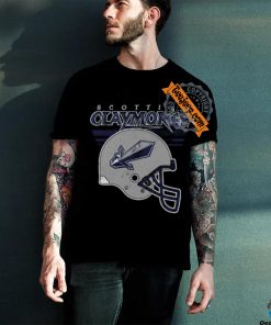 Official Scottish Claymores Rugby Helmet T Shirt 1 Official Scottish Claymores Rugby Helmet T Shirt