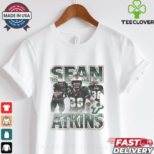 Official Sean Atkins South Florida Bulls Vintage Graphic t shirt