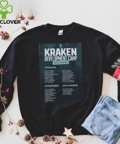 Official Seattle Kraken Development Camp 2024 Roster Shirt