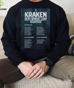 Official Seattle Kraken Development Camp 2024 Roster Shirt