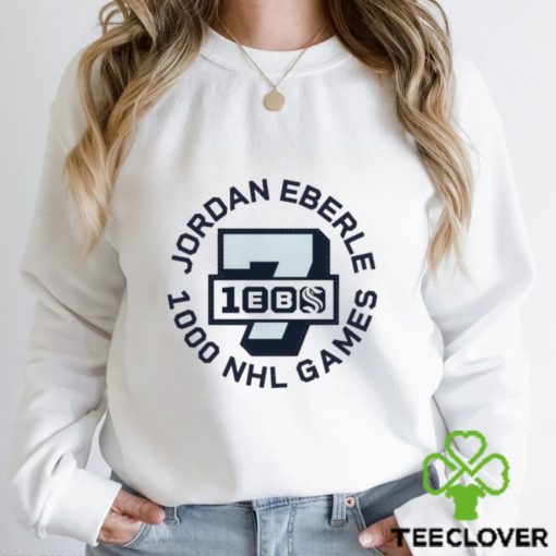 Official Seattle Kraken Jordan Eberle 1000 Nhl Games 7 Ebs Logo T hoodie, sweater, longsleeve, shirt v-neck, t-shirt