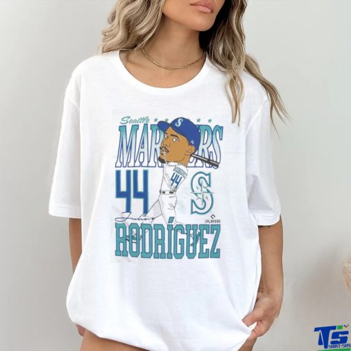 Official Seattle Mariners Julio Rodríguez Caricature Baseball Shirt