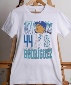 Official Seattle Mariners Julio Rodríguez Caricature Baseball Shirt