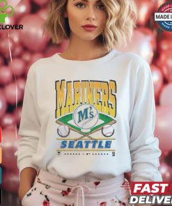 Official Seattle Mariners White Straight Shot 47 Franklin Fashion Shirt
