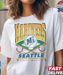 Official Seattle Mariners White Straight Shot 47 Franklin Fashion Shirt