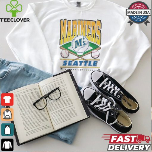 Official Seattle Mariners White Straight Shot 47 Franklin Fashion Shirt