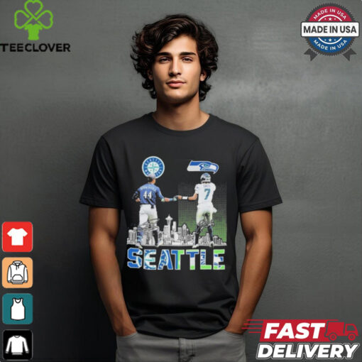 Official Seattle Mariners x Seattle Seahawks Signature T Shirt