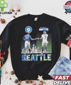 Official Seattle Mariners x Seattle Seahawks Signature Unisex T Shirt 3 Official Seattle Mariners x Seattle Seahawks Signature Unisex T Shirt