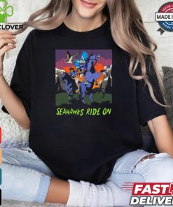 Official Seattle Seahawks Ride On painting t shirt