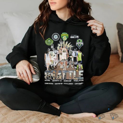 Official Seattle Storm Mariners Sonics Seahawks Sounders City Champions Shirt