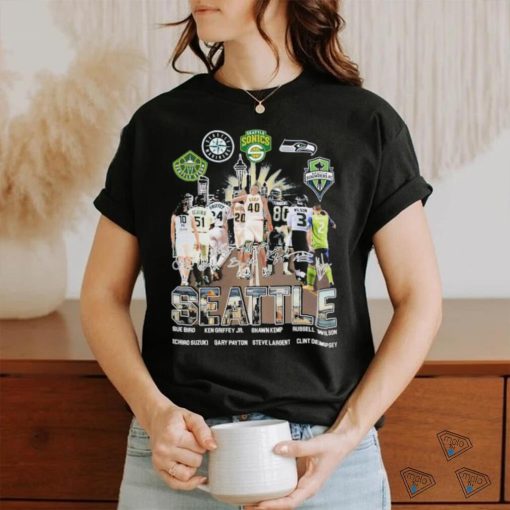 Official Seattle Storm Mariners Sonics Seahawks Sounders City Champions Shirt