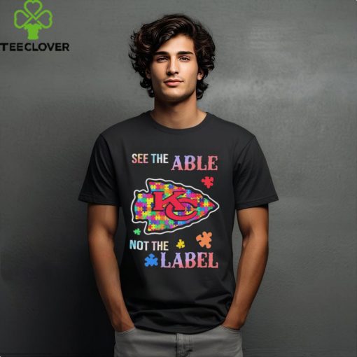 Official See The Able Kansas City Chiefs Autism Awareness Not The Label shirt