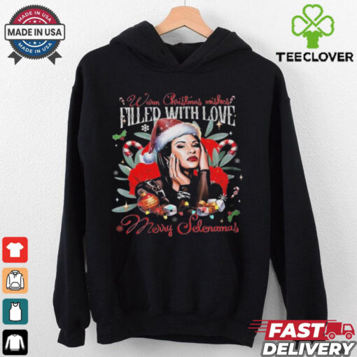 Official Selena Merry Christmas Merry Selenamas Filled With Love Shirt