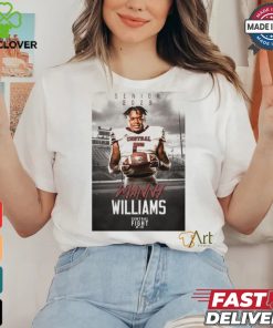 Official Senior 2025 Manny Williams Central Fights Poster t shirt
