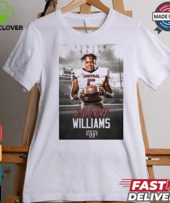 Official Senior 2025 Manny Williams Central Fights Poster t shirt